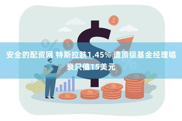 安全的配资网 特斯拉跌1.45% 遭顶级基金经理唱衰只值15美元