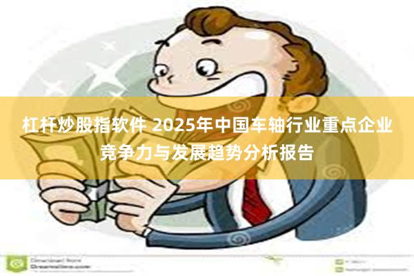 杠杆炒股指软件 2025年中国车轴行业重点企业竞争力与发展趋势分析报告